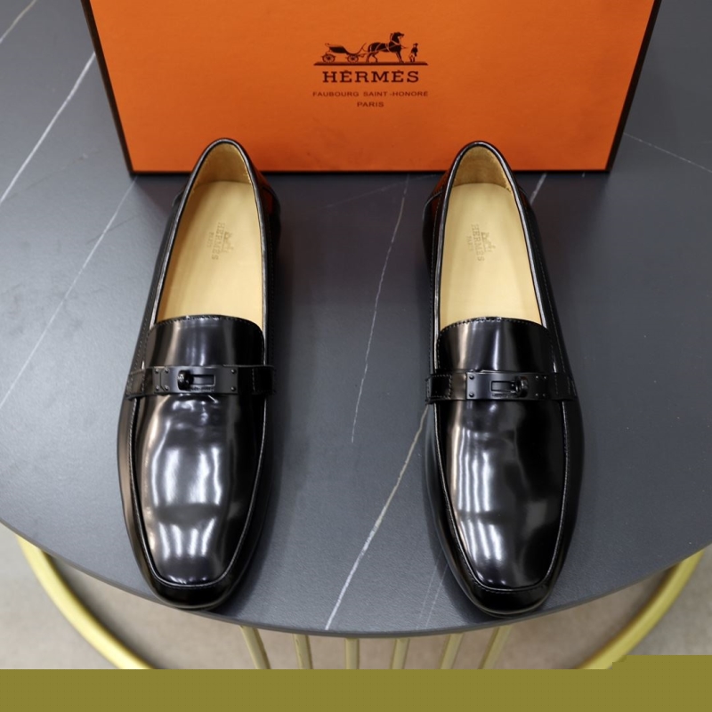 H**mes leather shoes